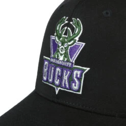 50th Anniv Patch Bucks Cap By Mitchell & Ness -Hut Shopping 50th Anniv Patch Bucks Cap by Mitchell Ness schwarz.61924 4rf4