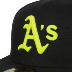 59Fifty MLB Neon Logo Athletics Cap By New Era 7 59Fifty MLB Neon Logo Athletics Cap By New Era -Hut Shopping 59Fifty MLB Neon Logo Athletics Cap by New Era schwarz.64527 4rf4