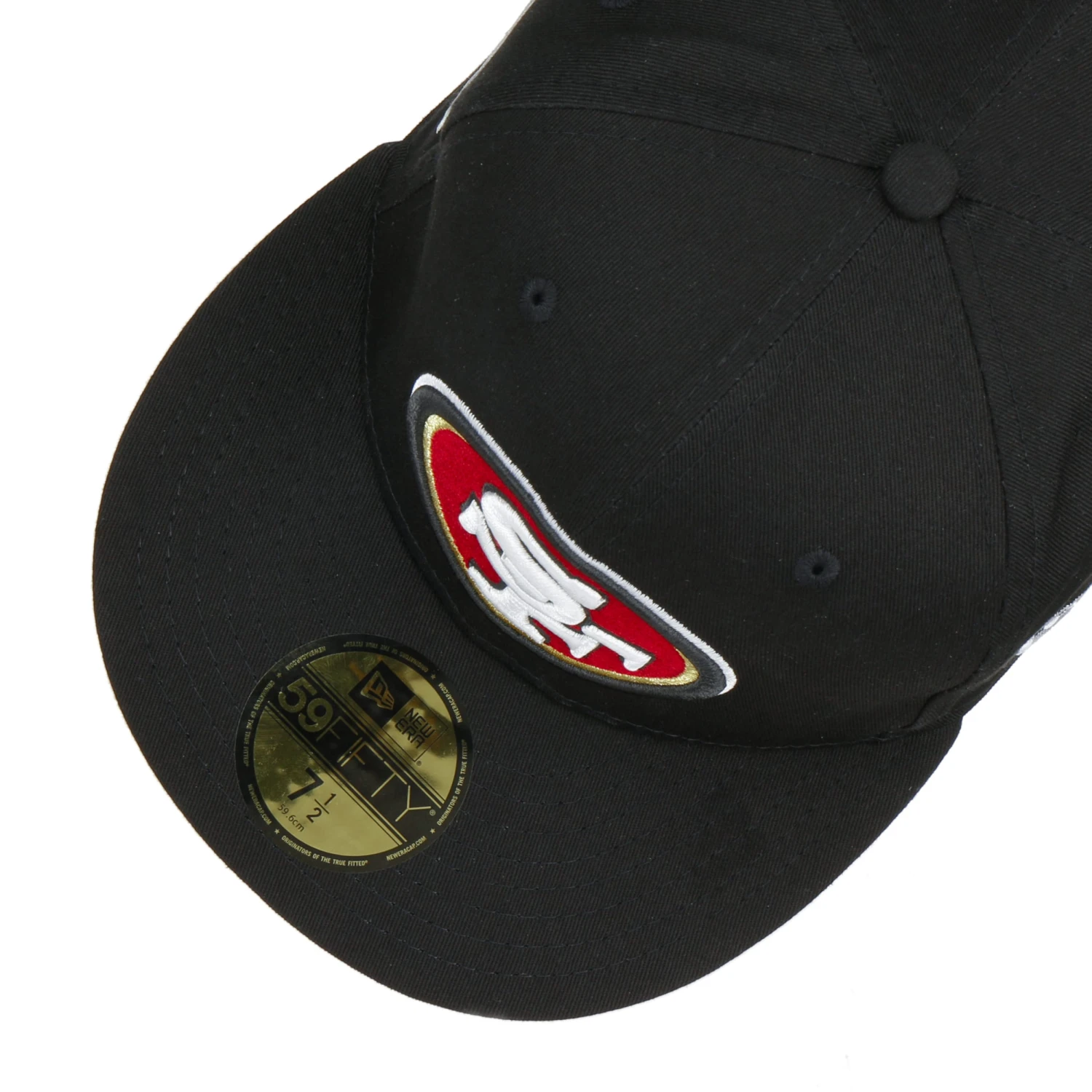 59Fifty NFL 49ers Side Patch Cap By New Era 1 59Fifty NFL 49ers Side Patch Cap By New Era