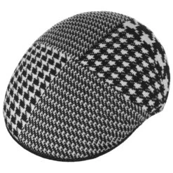 Abstract Houndstooth 504 Flatcap By Kangol