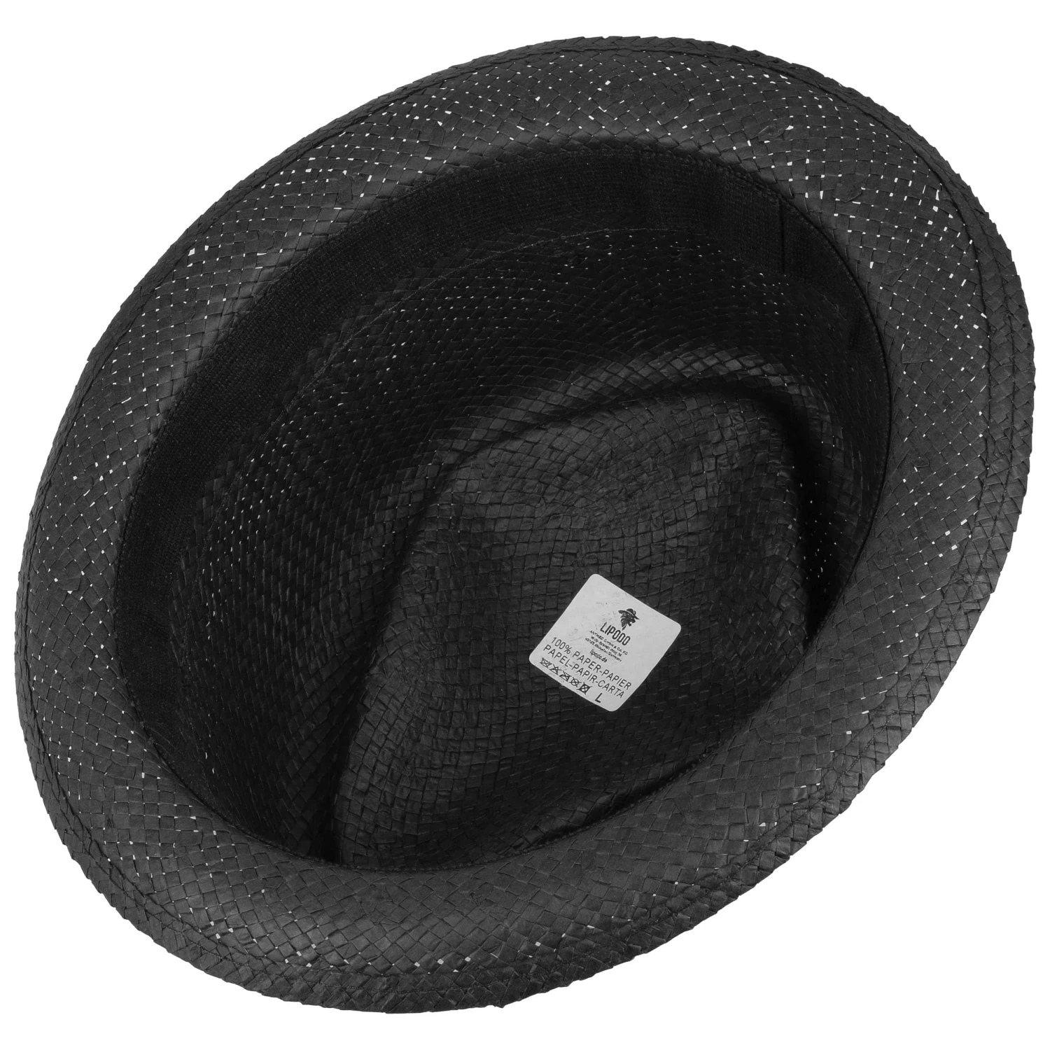 Acapulco Black Pork Pie Strohhut By Lipodo 2 Acapulco Black Pork Pie Strohhut By Lipodo – Bild 2