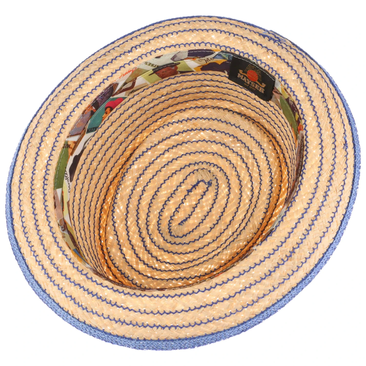 Andy Contrast Stitch Raffiahut By Mayser 3 Andy Contrast Stitch Raffiahut By Mayser – Bild 3