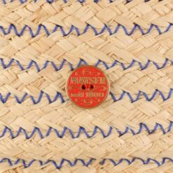 Andy Contrast Stitch Raffiahut By Mayser 9 Andy Contrast Stitch Raffiahut By Mayser -Hut Shopping Andy Contrast Stitch Raffiahut by Mayser natur blau.56379 4rf194