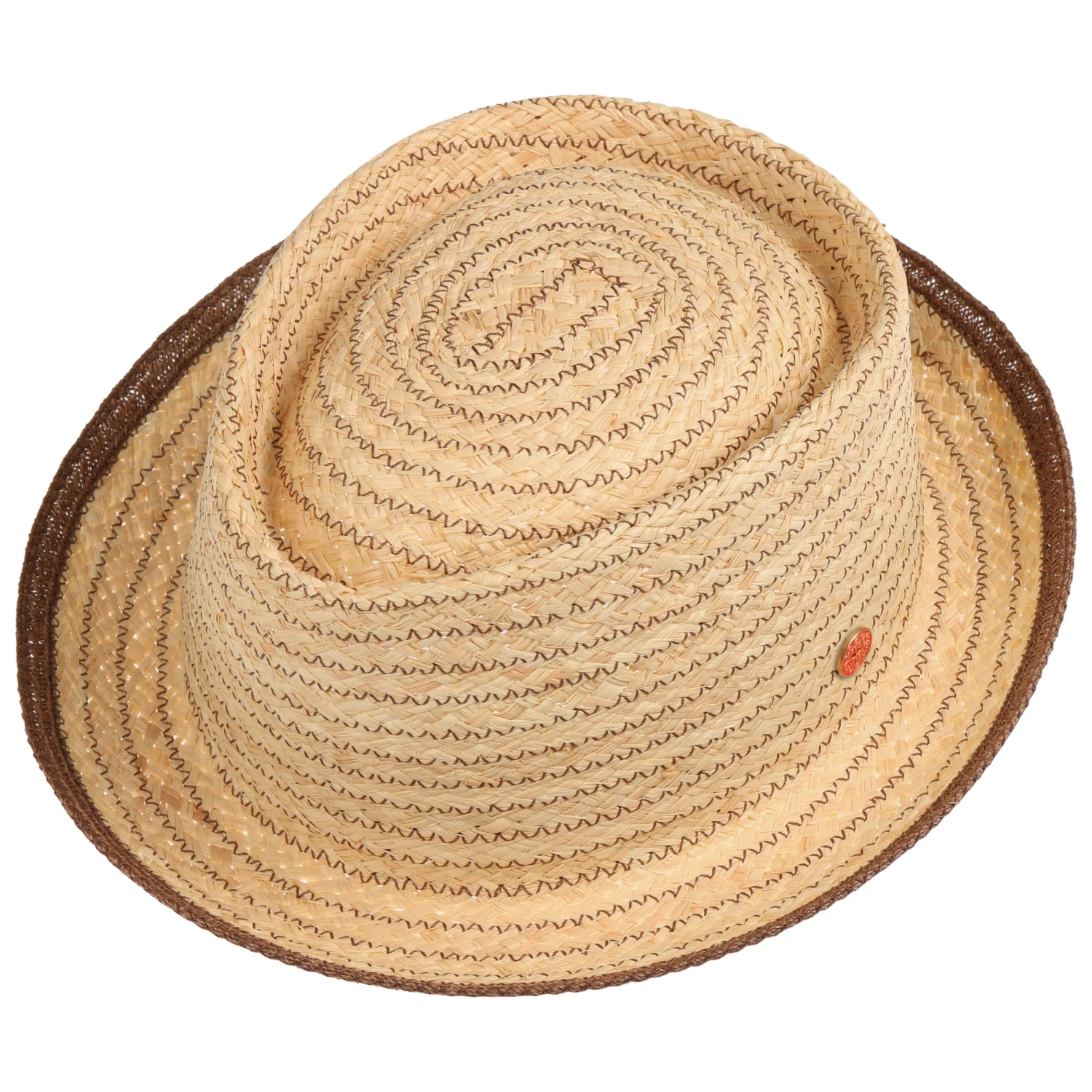 Andy Contrast Stitch Raffiahut By Mayser 2 Andy Contrast Stitch Raffiahut By Mayser – Bild 2