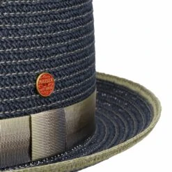 Andy Pork Pie Strohhut By Mayser -Hut Shopping Andy Pork Pie Strohhut by Mayser blau.59145 4rf2