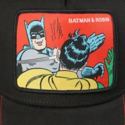 Batman & Robin Trucker Cap By Capslab -Hut Shopping Batman Robin Trucker Cap by Capslab schwarz.54316 5rf4