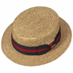 Boater Weizenstrohhut By Stetson