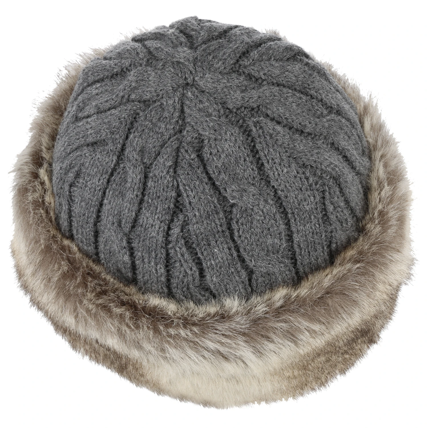 Cable Knit Faux Fur Mütze By Barts 1 Cable Knit Faux Fur Mütze By Barts