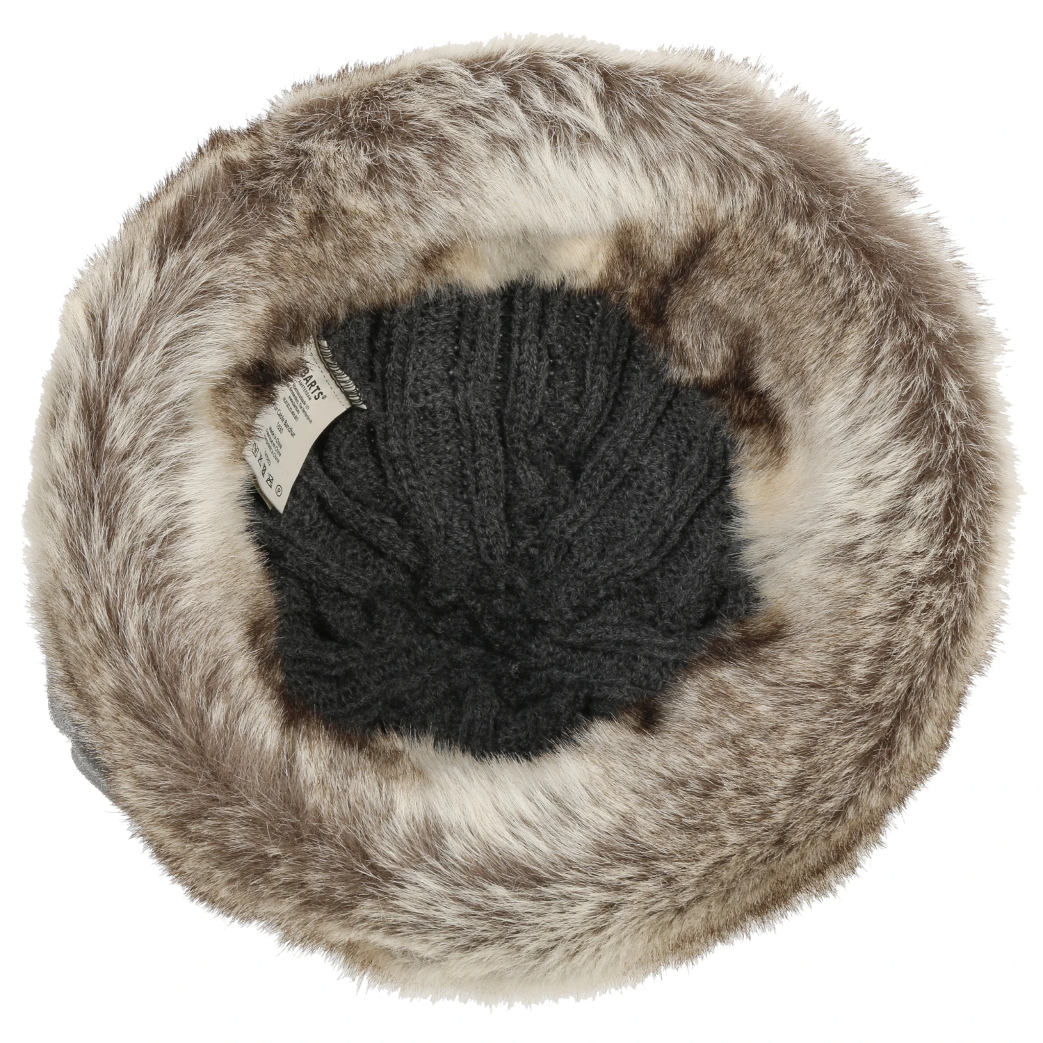 Cable Knit Faux Fur Mütze By Barts 4 Cable Knit Faux Fur Mütze By Barts – Bild 4