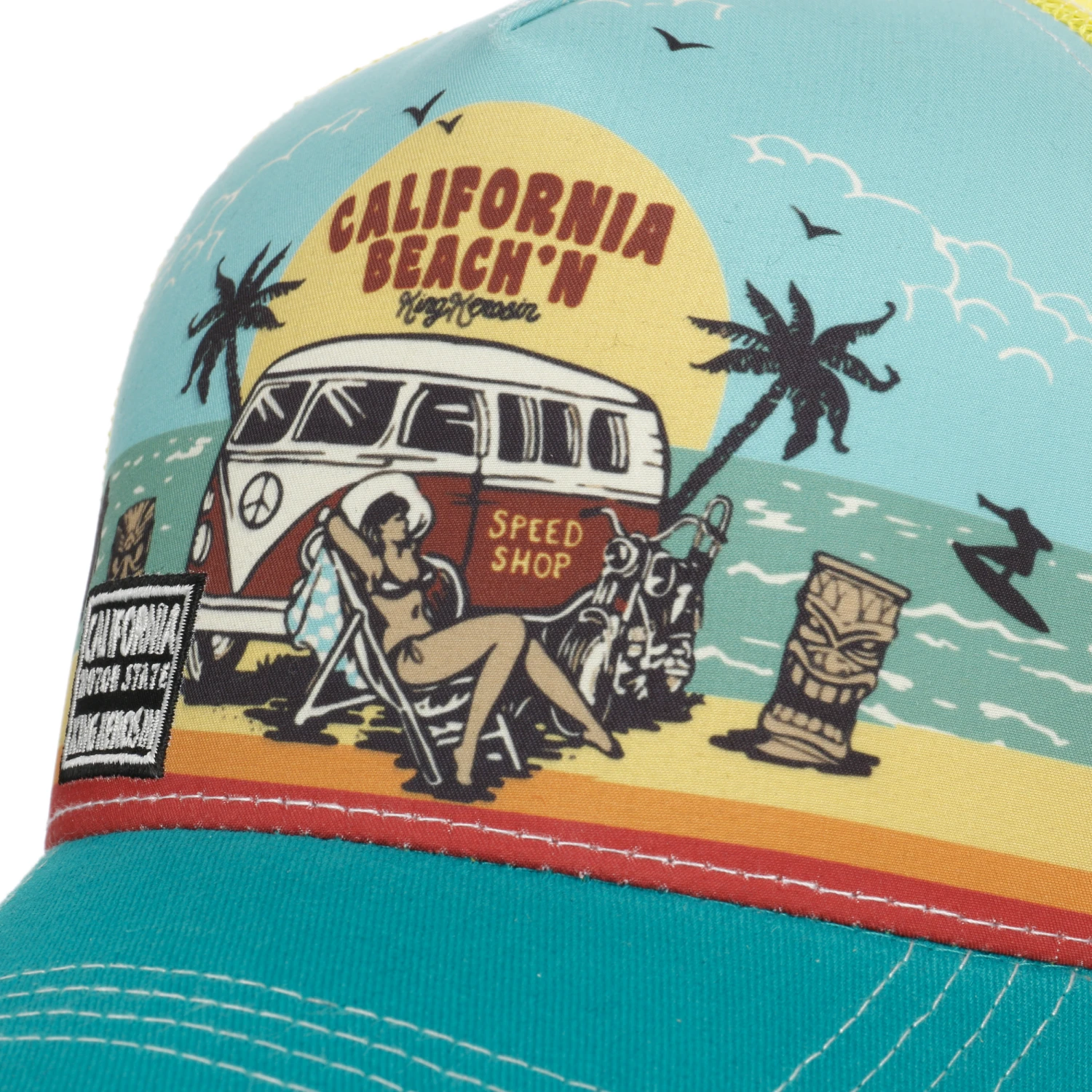 California Beach´n Trucker Cap By King Kerosin 4 California Beach´n Trucker Cap By King Kerosin – Bild 4