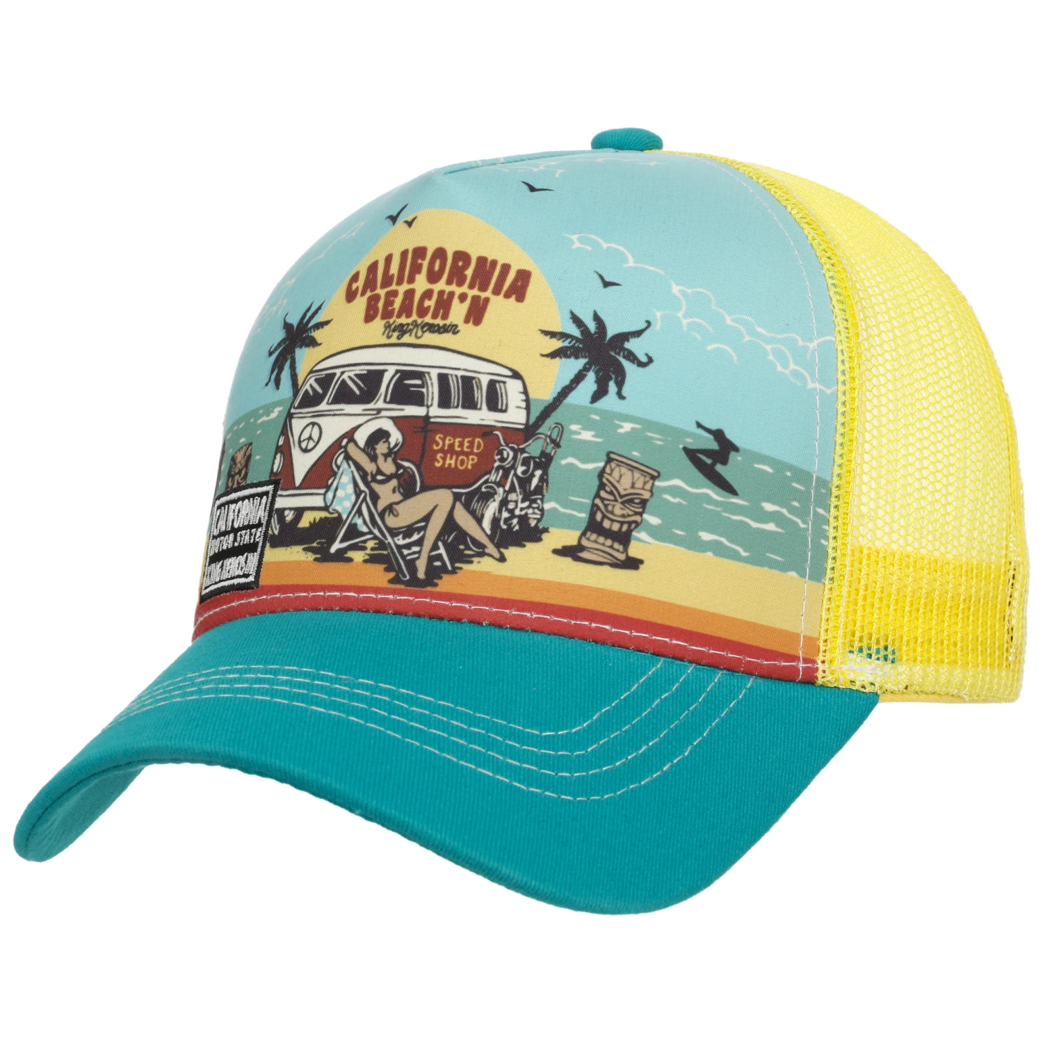 California Beach´n Trucker Cap By King Kerosin 5 California Beach´n Trucker Cap By King Kerosin – Bild 5