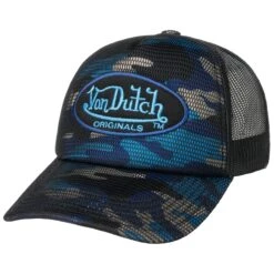 Camo Foam Trucker Cap By Von Dutch 19 Camo Foam Trucker Cap By Von Dutch -Hut Shopping Camo Foam Trucker Cap by Von Dutch schwarz blau.60527 rf186