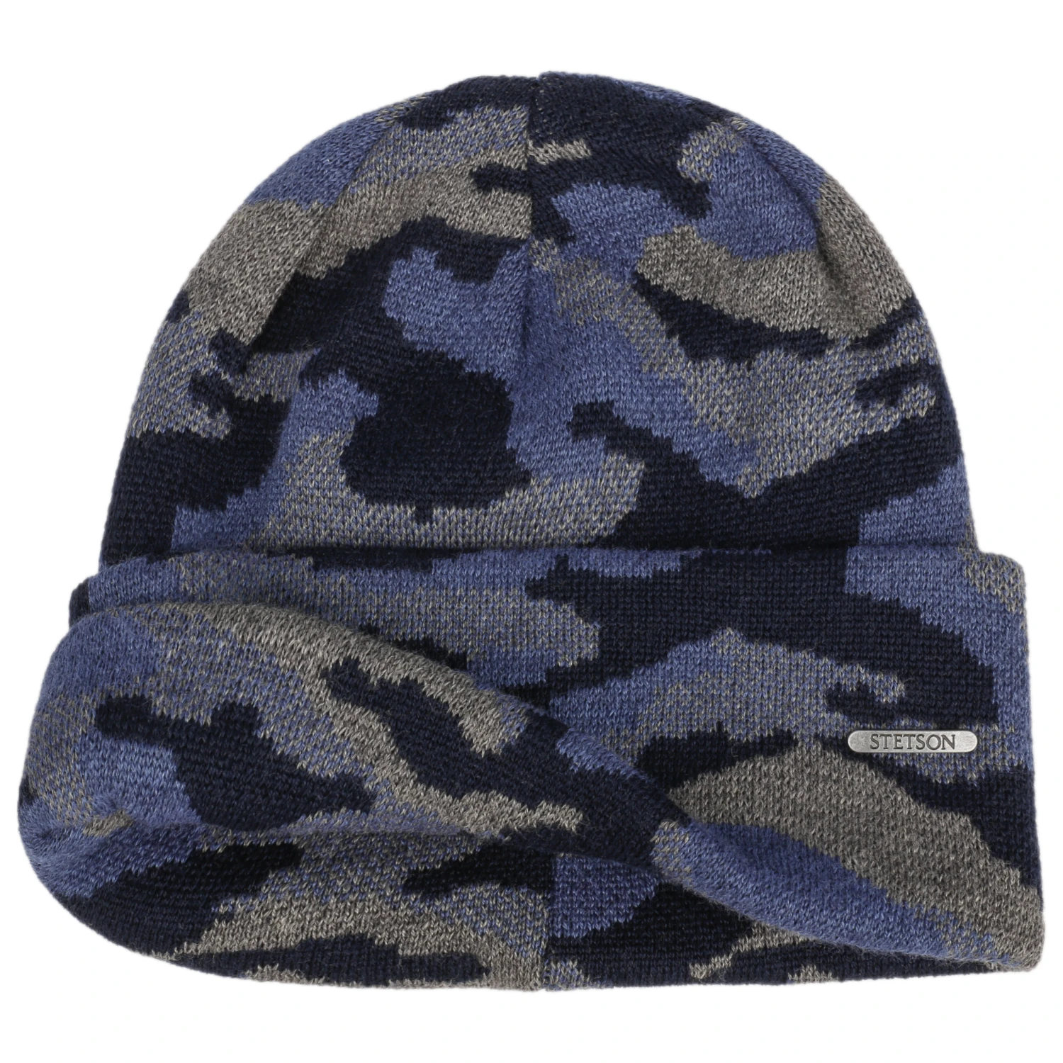 Camouflage Wool Umschlagmütze By Stetson 2 Camouflage Wool Umschlagmütze By Stetson – Bild 2