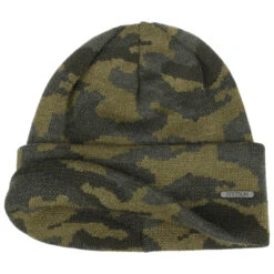 Camouflage Wool Umschlagmütze By Stetson