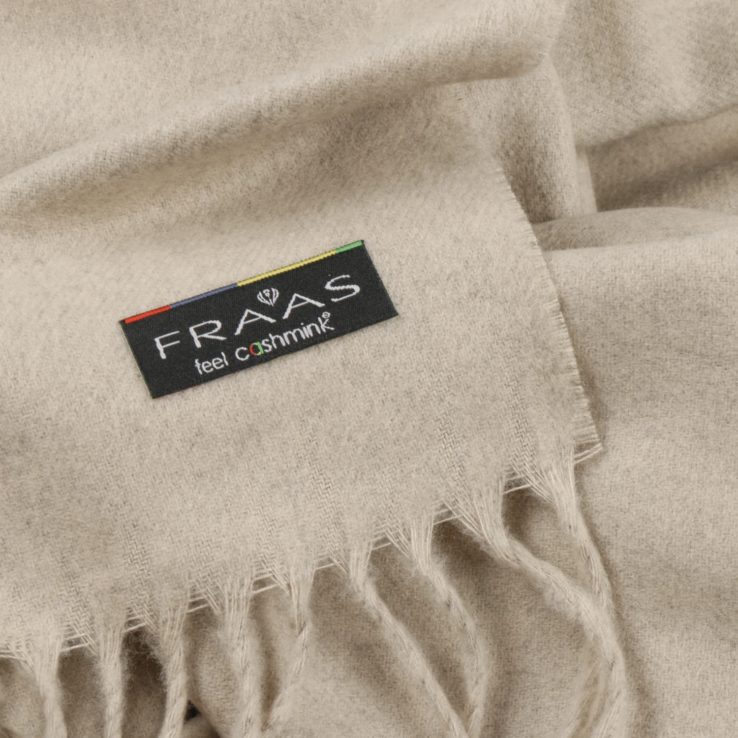 Cashmink Fransenschal Uni By Fraas 3 Cashmink Fransenschal Uni By Fraas – Bild 3