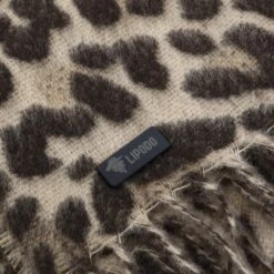 Cashmink Fransenschal Mit Leomuster By Lipodo -Hut Shopping Cashmink Fransenschal mit Leomuster by Lipodo anthrazit beige.64377 4rf246