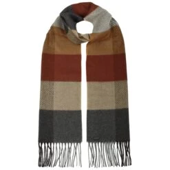 Colour Check Fransenschal By Lipodo -Hut Shopping Colour Check Fransenschal by Lipodo rost.64379 rf18