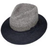 Contrast Brim Toyo Strohhut By Stetson