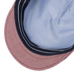 Coolmax Herringbone Flatcap -Hut Shopping Coolmax Herringbone Flatcap rot.61960 2rf3
