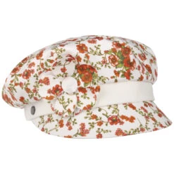 Costena Flowers Ballonmütze By Lierys -Hut Shopping Costena Flowers Ballonmuetze by Lierys wei rot.61181 rf256