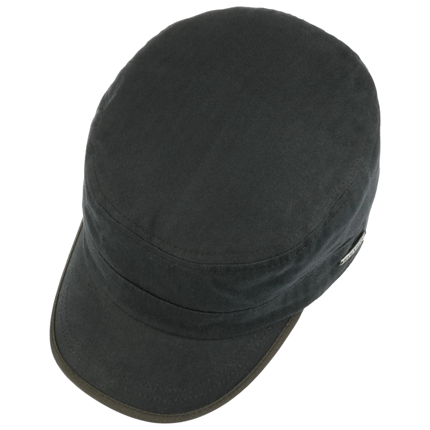 Cotton Herringbone Armycap By Stetson 2 Cotton Herringbone Armycap By Stetson – Bild 2