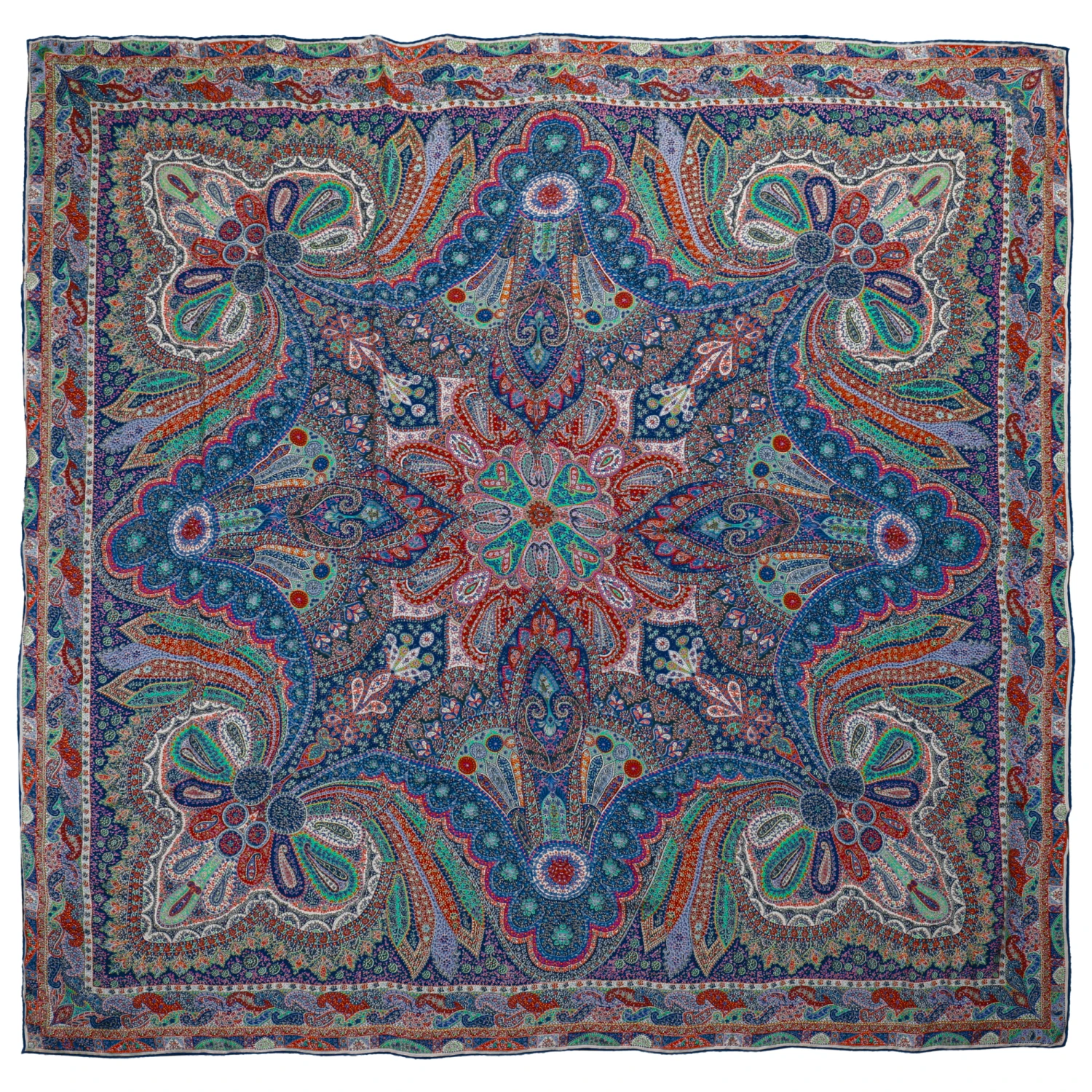 Delicate Paisley Seidentuch By Roeckl 1 Delicate Paisley Seidentuch By Roeckl