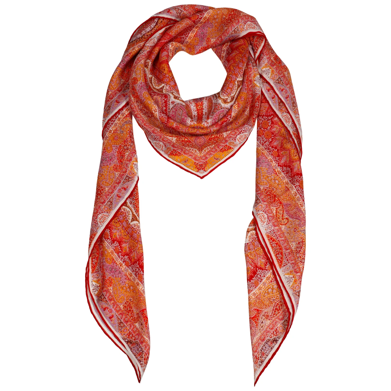 Delicate Paisley Seidentuch By Roeckl 6 Delicate Paisley Seidentuch By Roeckl – Bild 6