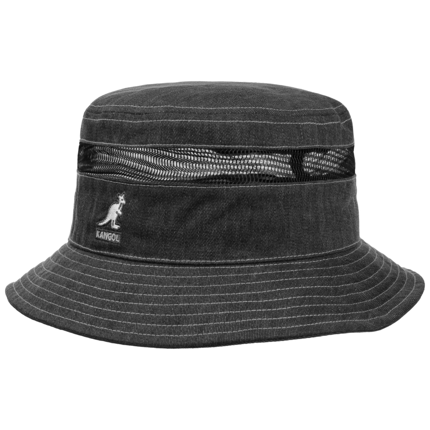 Distressed Cotton Mesh Bucket Stoffhut By Kangol 10 Distressed Cotton Mesh Bucket Stoffhut By Kangol – Bild 10