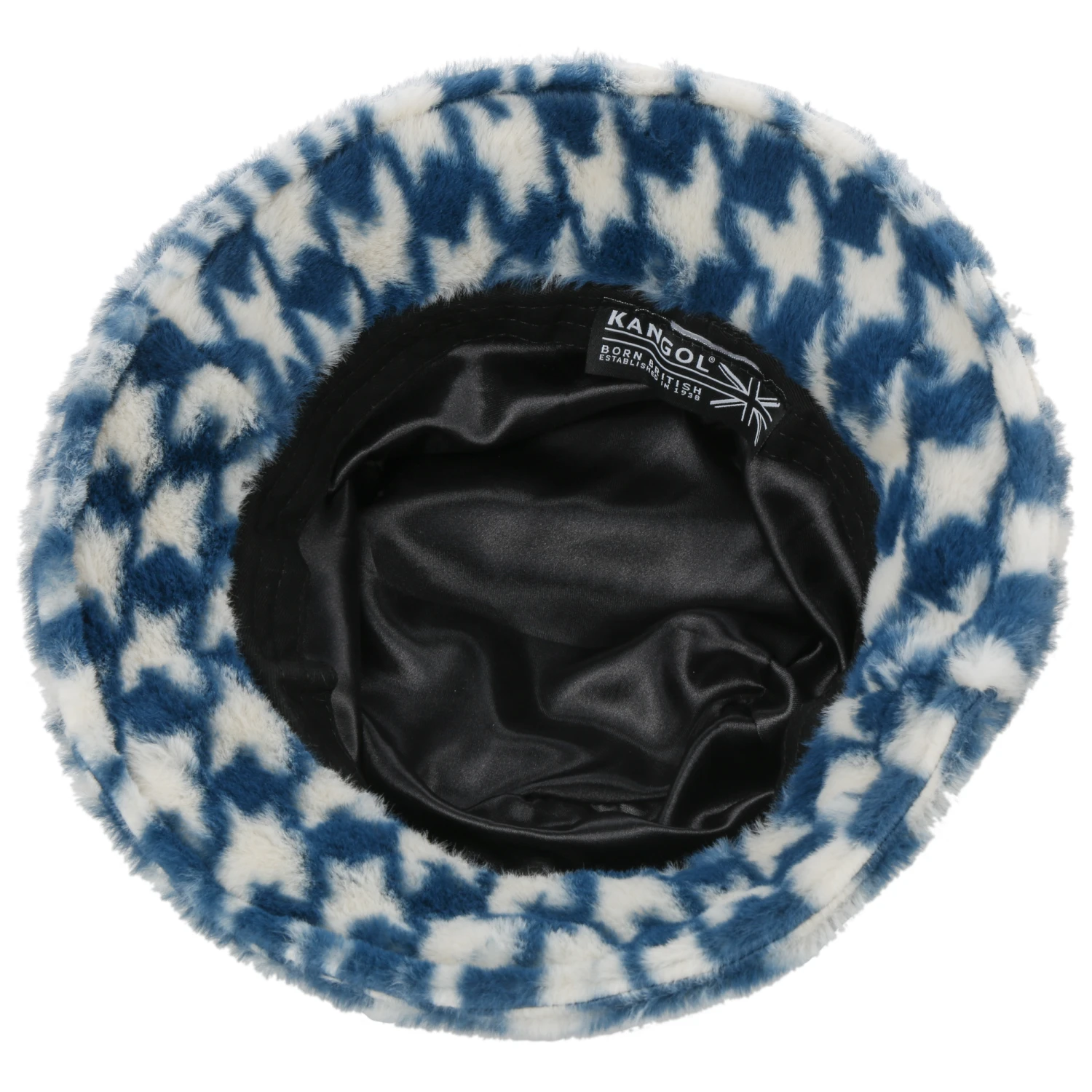 Faux Fur Houndstooth Bucket Stoffhut By Kangol 2 Faux Fur Houndstooth Bucket Stoffhut By Kangol – Bild 2