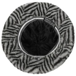 Faux Fur Stripe Casual Stoffhut By Kangol