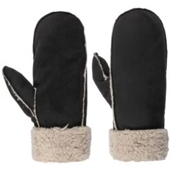 Faux Leather Fäustlinge 6 Faux Leather Fäustlinge -Hut Shopping Faux Leather Faeustlinge schwarz.64554 rf4