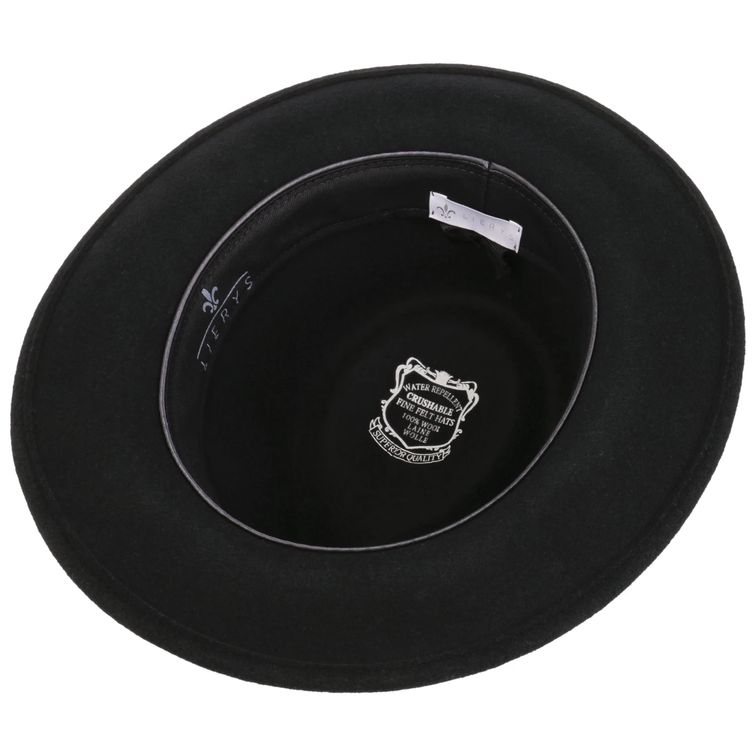 Fedora Wollfilzhut Mit Lederband By Lierys 3 Fedora Wollfilzhut Mit Lederband By Lierys – Bild 3