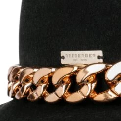 Fedora Wollhut Mit Kette By Seeberger 8 Fedora Wollhut Mit Kette By Seeberger -Hut Shopping Fedora Wollhut mit Kette by Seeberger schwarz.63269 4rf4