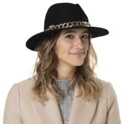 Fedora Wollhut Mit Kette By Seeberger 10 Fedora Wollhut Mit Kette By Seeberger -Hut Shopping Fedora Wollhut mit Kette by Seeberger.63269 7