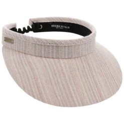 Fine Stripes Visor By Seeberger -Hut Shopping Fine Stripes Visor by Seeberger rosa.64885 rf25