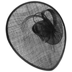 Titelseite -Hut Shopping Garnella Sinamay Fascinator by Seeberger schwarz.64099 1rf4