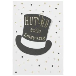 Glückwunschkarte Hut Ab -Hut Shopping Glueckwunschkarte Hut ab wei .50758 rf5