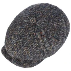 Hatteras Colour Dots Flatcap By Stetson