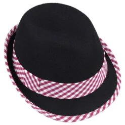 Herren Trachtenhut Mit Karoband -Hut Shopping Herren Trachtenhut mit Karoband pink.43749 1f66