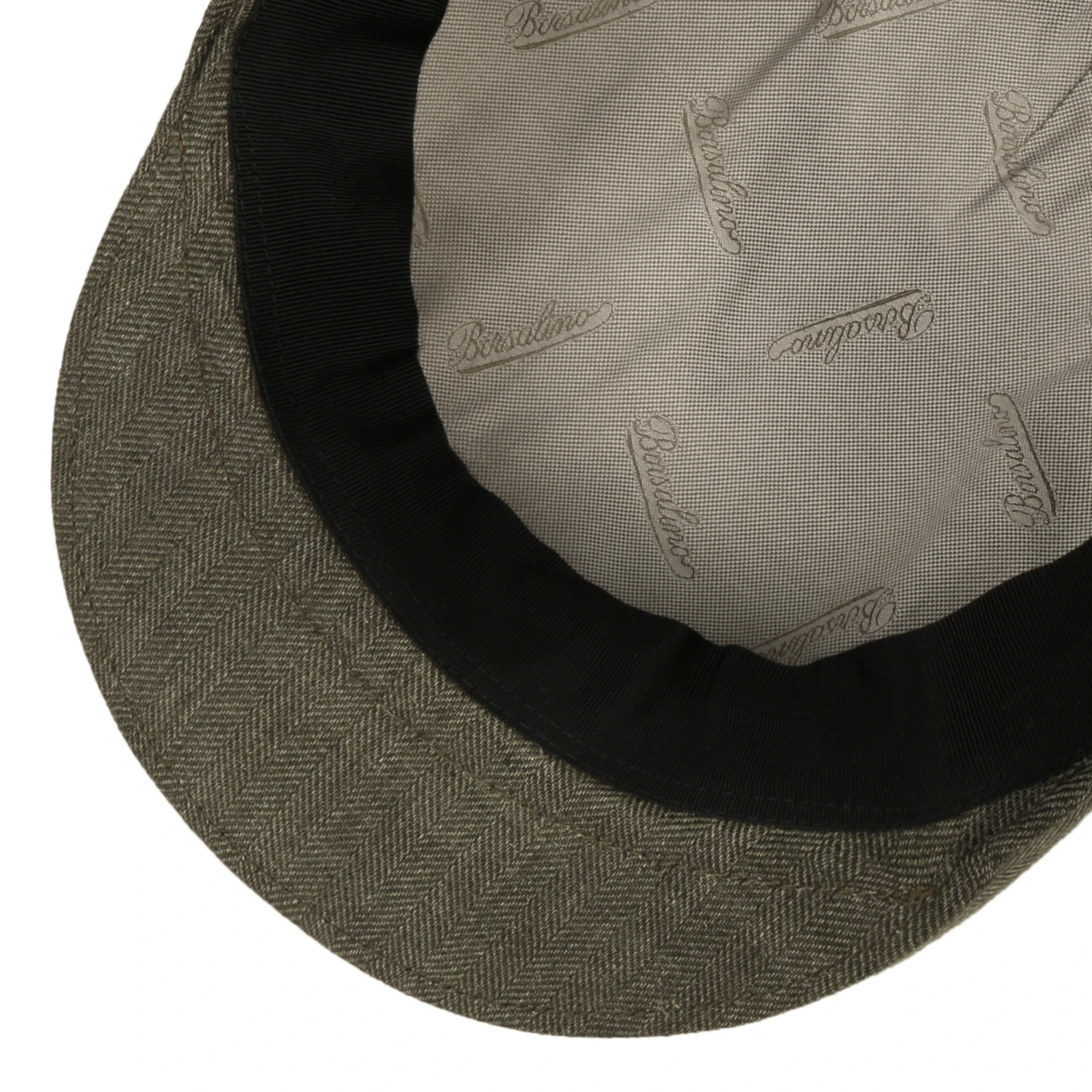 Herringbone Leinen Flatcap By Borsalino 3 Herringbone Leinen Flatcap By Borsalino – Bild 3