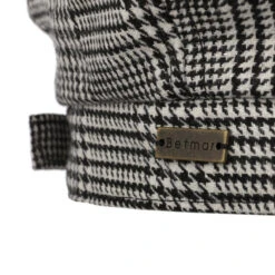 Houndstooth Elbsegler By Betmar -Hut Shopping Houndstooth Elbsegler by Betmar schwarz wei .62463 4rf173