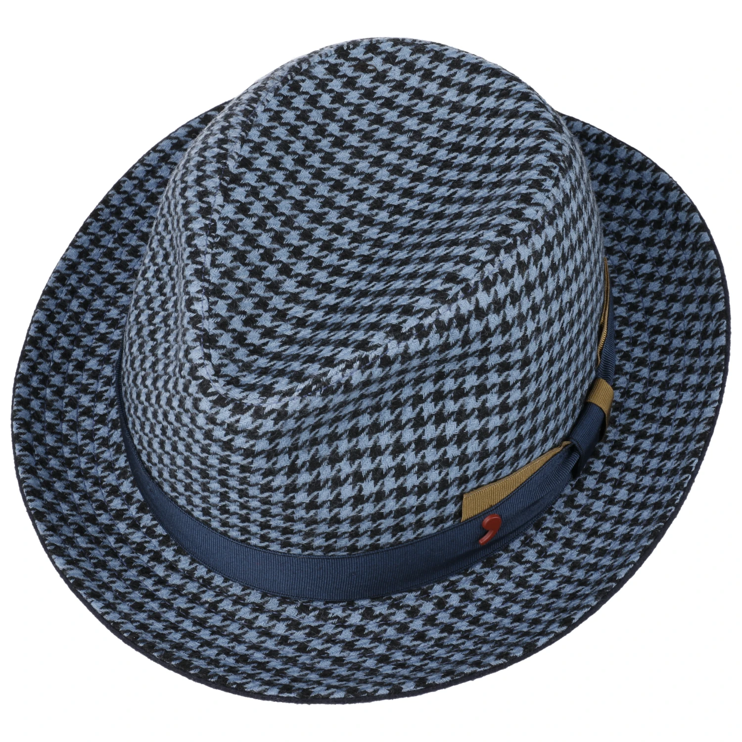 Houndstooth Fedora Wollhut By Alfonso D´Este 1 Houndstooth Fedora Wollhut By Alfonso D´Este