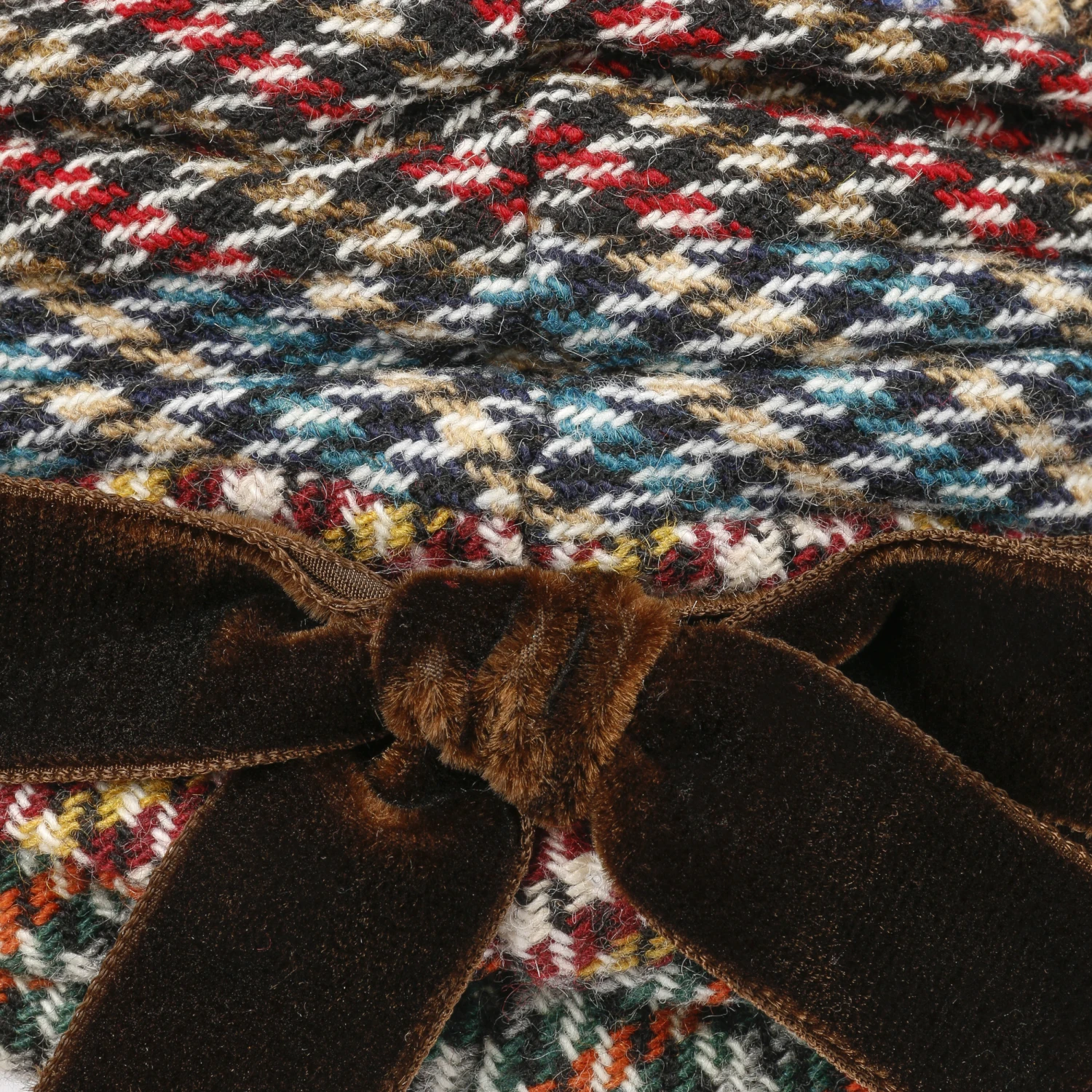 Houndstooth Toque Damenmütze By GREVI 5 Houndstooth Toque Damenmütze By GREVI – Bild 5