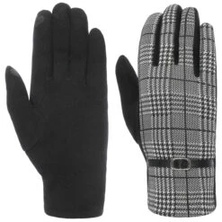 Houndstooth Touch Handschuhe By Lipodo -Hut Shopping Houndstooth Touch Handschuhe by Lipodo schwarz wei .60139 rf173