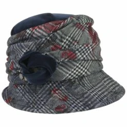 Houndstooth & Velvet Damenhut By Lierys 11 Houndstooth & Velvet Damenhut By Lierys -Hut Shopping Houndstooth Velvet Damenhut by Lierys blau.57781 rf2