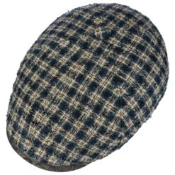 Landio Bouclé Check Flatcap By Alfonso DEste
