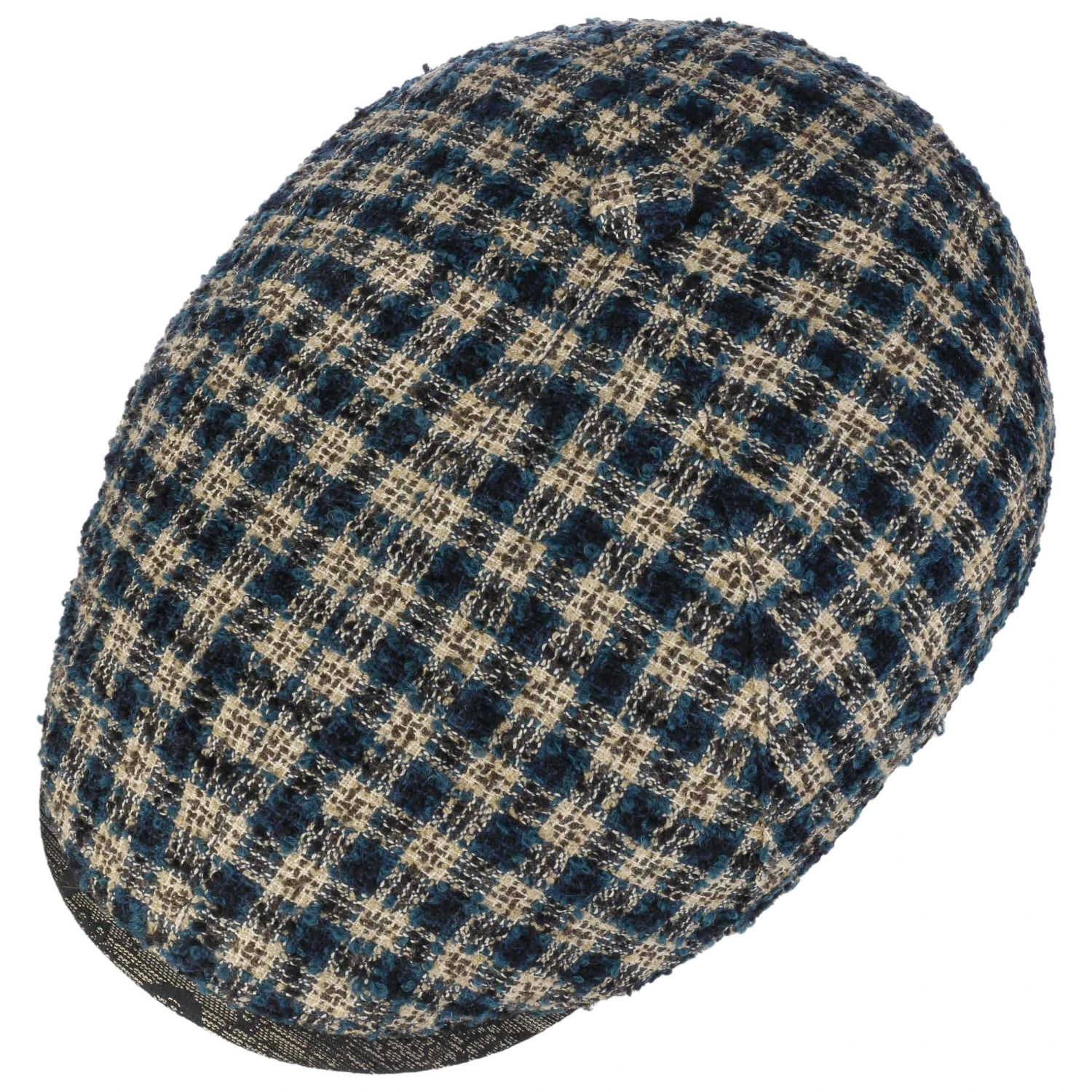 Landio Bouclé Check Flatcap By Alfonso DEste 1 Landio Bouclé Check Flatcap By Alfonso DEste