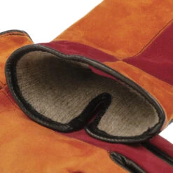Leather Mix Damenhandschuhe By Caridei -Hut Shopping Leather Mix Damenhandschuhe by Caridei orange.49190 4rf54