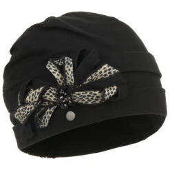 Leopard Side Flower Turban By Lierys 7 Leopard Side Flower Turban By Lierys -Hut Shopping Leopard Side Flower Turban by Lierys schwarz.63207 rf4