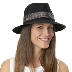 Levia Fedora Damenhut By Seeberger -Hut Shopping Levia Fedora Damenhut by Seeberger.61486 7